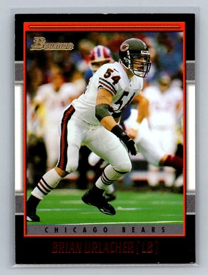 2001 Bowman #61 Brian Urlacher Chicago Bears - Image 1 of 2