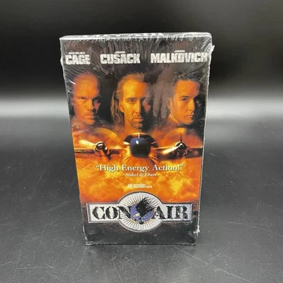Con Air VHS Video Tape New Sealed 1997 Nick Cage John Cusack John Malkovich - Image 1 of 4