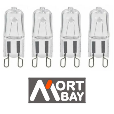 4 x 240V 40W G9 Halogen Light Lamp Globes Capsule Bulbs Bi-Pin Dimmable Clear - Image 1 of 2