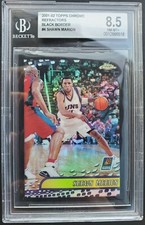 2001-02 Topps Chrome Shawn Marion #4 Black Refractor 29/50 BGS 8.5 POP 1 1/1