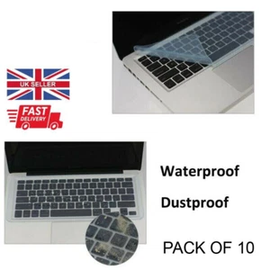 Universal Silicone Keyboard Cover Skin Protector for 13" 14" 15" Laptop -10PK - Picture 1 of 10