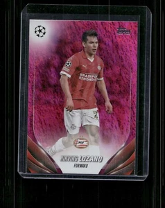 2023-24 Topps UEFA Club Competitions #156 Hirving Lozano Pink Sparkle - Picture 1 of 2