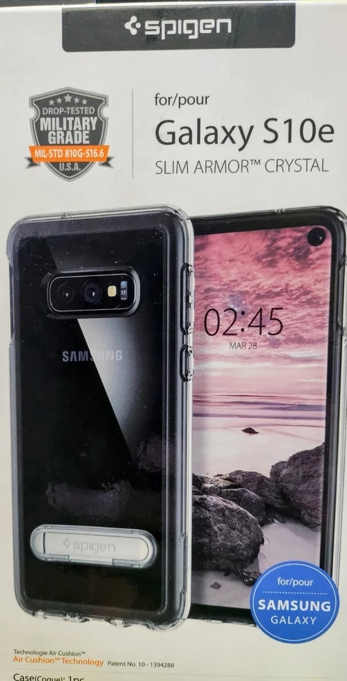 Funda Samsung Galaxy S10e Spigen delgada armadura cristalina vitrina tu teléfono Foto 1 de 1