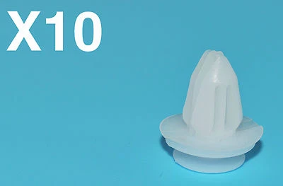 10PCS ALFA ROMEO GIULIETTA WHITE BODY TRIM SIDE SURROUNDS - Image 1 of 4