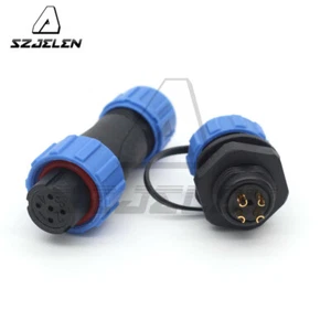 SP13 4Pin 4P Waterproof Aviation Connector Plug Socket,LED Light Power Connector - Picture 1 of 7