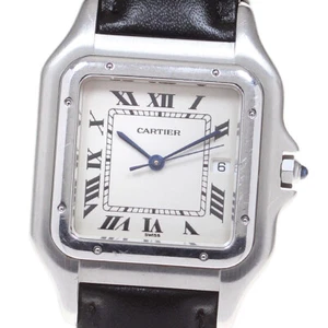 Reloj de cuarzo para hombre CARTIER PANTHERELM fecha esfera plateada_756063 - Imagen 1 de 5