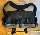 Large canon camera bag with metal clips and foam dividers for Nikon Sony fuji