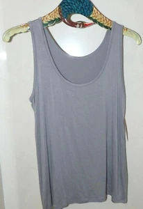 Catch My I Gray Stretchy Classy Work School Tank Top Womens Sz XL NWT  - Picture 1 of 4