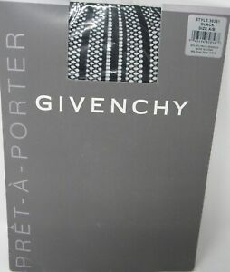 Givenchy Pret-A-Porter Pantyhose BLACK Sz A/B Style 30361  