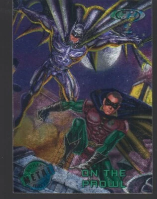 Batman Forever Metal #94 On the Prowl 1995 DC FLEER - Image 1 of 2