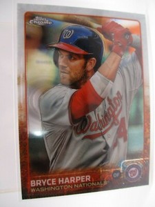 2015 Topps Chrome #81 Bryce Harper NATIONALS