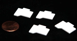 Playmobil Miniature School Police Office Desk White File Folders Dividers 4 Pcs - Picture 1 of 1