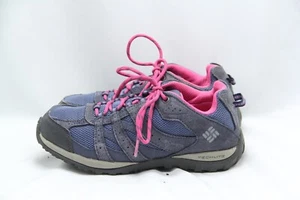Columbia Hiking Shoes Big Kid Youth 6Y Techlite Omni-Grip Blue Pink  BY2857-506 - Picture 1 of 7