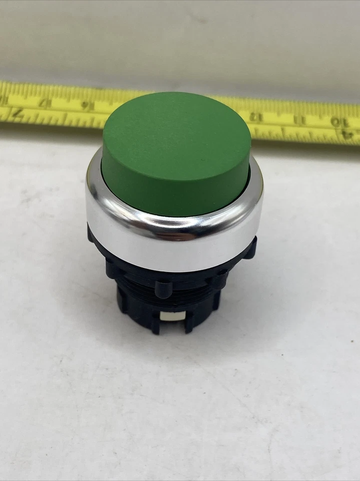 Interruptor pulsador Omron A22NZRPMNGA nuevo stock antiguo, momentáneo, verde, LED V13 Foto 1 de 4