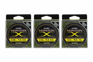 Trenza de distancia recubierta Matrix Horizon X 150 m TODAS LAS VARIEDADES aparejo de pesca - Imagen 1 de 1