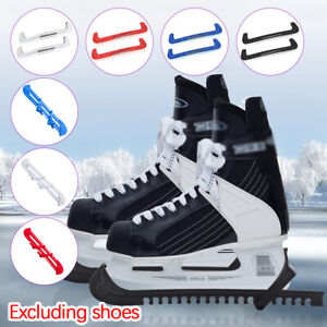 1 Paar Eislaufabdeckung Schutz Klinge Schutz für Hockeyschlittschuhe ~