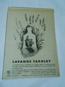 Publicité 1953 Lavande Yardley Vintage Advert - Picture 1 of 1