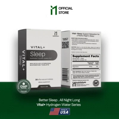 Vital+ Sleep | Hydrogen Water Tablets for Better Sleep - Image 1 of 3