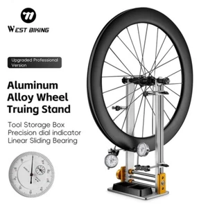 Rueda de bicicleta Truing Soporte Dial Indicador Calibre Llantas Bicicleta Rueda Herramienta de reparación - Imagen 1 de 18