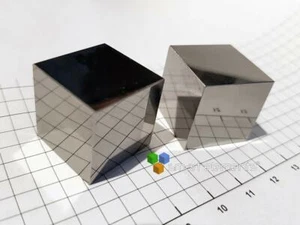 Big TUNGSTEN precision density cube 10 cm3 - 192g - Picture 1 of 1