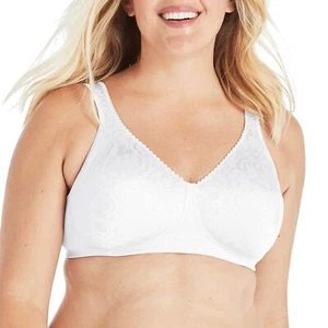 Playtex 18-Hour Ultimate Lift Wireless Bra, Wirefree Bra w/Support, White, 34C - Picture 1 of 8