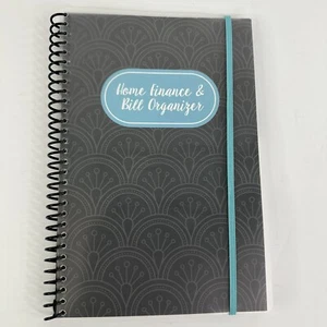 Organizador de facturas de finanzas del hogar con bolsillos presupuesto mensual diseño decorativo negro - Imagen 1 de 6