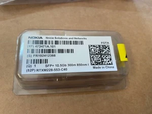 ORIGINAL NOKIA 473471A.101 FOTA SFP +10.5GB 300M 8 (NEW) - Picture 1 of 1