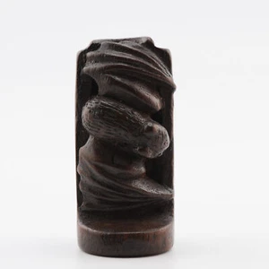 Old Wooden Netsuke 19/20th C Japanese Japan BAT Meiji Period - Picture 1 of 1