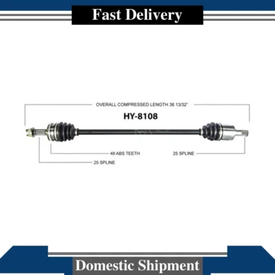 Eje delantero derecho CV 1x para Hyundai Accent Kia Rio 2006-2010 2011 automático Foto 1 de 3