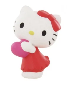 Hello Kitty mini figurine Hello Kitty Coeur 6 cm figure Heart 99982 - Imagen 1 de 1