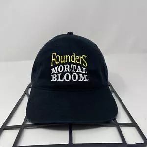 Founders Brewing Company Mortal Bloom Hazy IPA Baseball Hat Black - Picture 1 of 7
