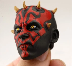 1/6 Scale Man Darth Maul Star Soldier Man Head Carved 12'' Movie Action Figures - Picture 1 of 8