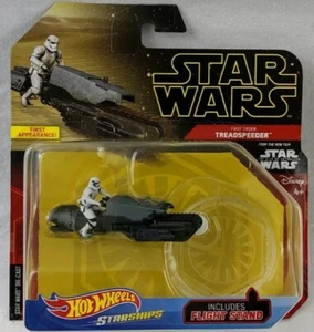 Star Wars 2019 Treadspeeder Hot Wheels Starship Rise of Skywalker new - Picture 1 of 1
