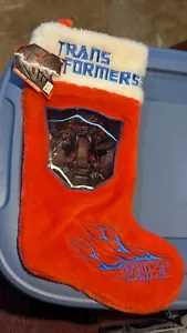 Transformers Christmas Stocking Optimus Prime 2 Images Hologram Holographic... - Picture 1 of 6
