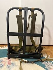 Alice Pack Frame Black Military With Olive Drab Suspender Straps Durable Good