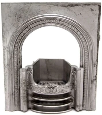 Bambole Casa Piccola Bottega Caminetto Kit Grata & Surround Metallo 1:12 Scala - Immagine 1 di 4