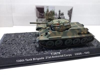 1/72 Blindé Russe T34/76, 21e Corps Armée, Briansk USSR 1942 (18) - Photo 1/3