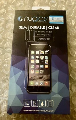IPhone 8 plus Nuglas Tempered Glass (Front & Back)  protection - Image 1 of 2