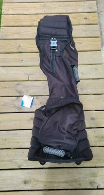 Samsonite Soft Sided Padded Golf Club Travel Bag W/ Wheels Locks Keys Black - Image 1 of 4