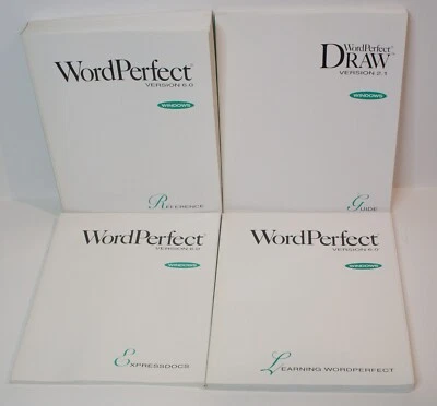 Word Perfect For Windows Version 6.0 Set of 19 3.5" Floppy disks W/ Update Disk - Image 1 of 4