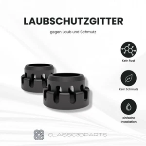 2 rejillas de protección de follaje drenaje de agua para VW T4 tamiz protección contra el óxido compostador impresión 3D - Imagen 1 de 3