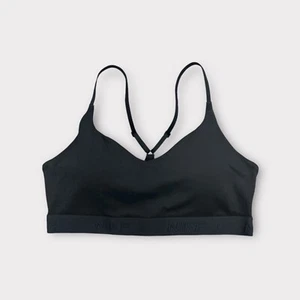 Nike Women's Dri-Fit Indy Light Support Bra In Black In Size M UK 12-14 - Picture 1 of 9