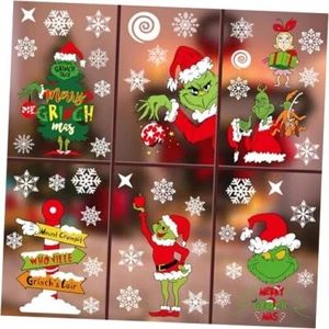 Christmas Window Clings Decorations for Glass Windows Christmas Window Cling G - Picture 1 of 8