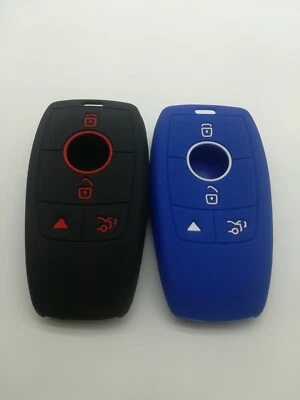 2*Cubierta de llave de llavero para Mercedes-Benz C63 AMG C GLA GLC GLE IYZ-MS2 2016-2020 Foto 1 de 4