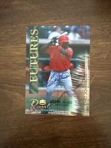 2000 Royal Rookies Futures Auto /4950 Eric Johnson #4 Auto - Picture 1 of 2