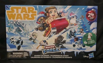 Star Wars 2018 Micro Force Advent Calendar 24 Figures 4+ Exclusive Holiday Fig - Image 1 of 4