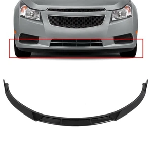 Front Bumper Lip Spoiler For 2011-2014 Chevrolet Cruze Glossy Black - Picture 1 of 8