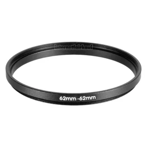 62-62mm Distanzring 62mm-62mm Zwischenring Filteradapter 62 - 62 mm Adapterring - Picture 1 of 3