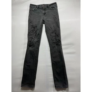 American Eagle Men's Distressed Slim Fit Gray Denim Jeans - Size 30x34 *READ* - Picture 1 of 6