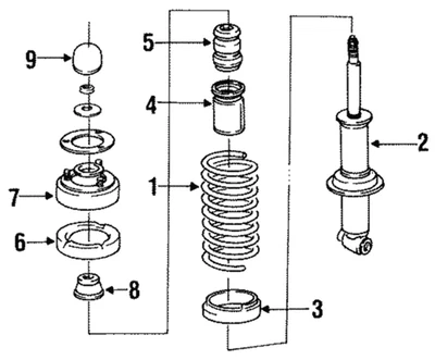 New Genuine BMW Supporting Cup (1988-1995) OE 33521136063 - Image 1 of 4